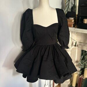 Black Selkie Caviar Vacation dress